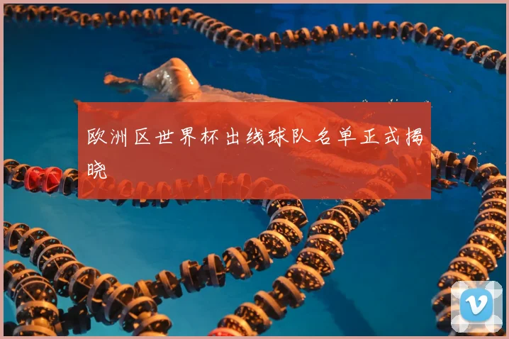 欧洲区世界杯出线球队名单正式揭晓